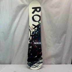 Used Roxy INSPIRE Girls Snowboard Only White And Black 134 cm