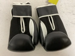 Used RUMBLE WINK Boxing Gloves Black And White Senior