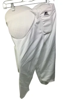 Used Russell RUSSELL YOUTH PANTS Youth FB Integrated Pants White LG