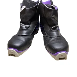 Used Salomon 511 Mens SNS XC Ski Boots Black M 10 / W 10.5-11