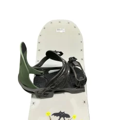 Used Salomon ABSTRACT 155 W/ARBOR SPRUCE BINDINGS Mens Board/Bindings Grey 155 cm