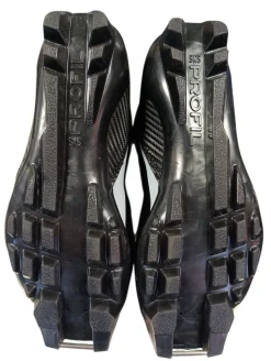 Used Salomon Boys SNS XC Ski Boots Grey W 05-05.5 / JR 03.5-04