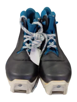 Used Salomon Boys SNS XC Ski Boots Black W 06 / JR 04-04.5