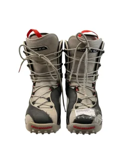 Used Salomon DEFCON SZ 9.5 Mens Snowboard Boots Black And Grey Senior 9.5