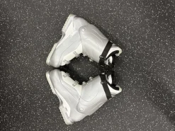 Used Salomon DIVINE 4 Womens DH Ski Boot Silver 260 MP - M08 - W09