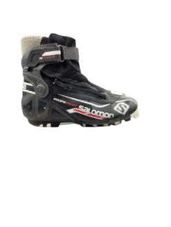 Used Salomon EQUIPE PILOT SKATE Mens SNS XC Ski Boots Black M 08.5-09 / W 09-09.5