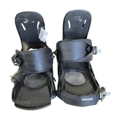 Used Salomon FORCE SNOWBOARD BINDINGS Mens Binding Only Black M/L