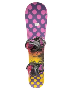 Used Salomon GRACE Girls Board/Binding Purple 130 cm