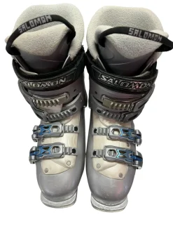 Used Salomon IRONY 4 Womens DH Ski Boot Grey 235 MP - J05.5 - W06.5