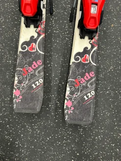 Used Salomon JADE Girls DH Ski/Binding White 120 cm