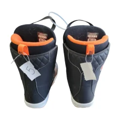 Used Salomon LAUNCH BOA Boys Snowboard Boots Black Junior 05