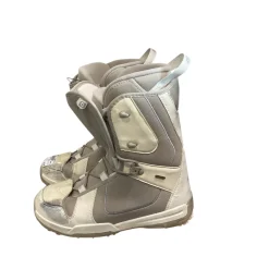 Used Salomon LINEA SZ 9 Womens Snowboard Boots White Senior 9