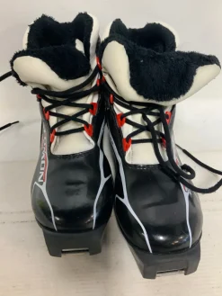 Used Salomon MINI Boys SNS XC Ski Boots Black JR-03