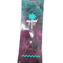 Used Salomon OH YEAH 138 Womens Snowboard Only Green 138 cm