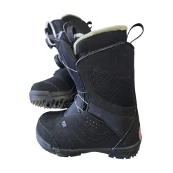 Used Salomon PEARL BOA BOOTS 4 Girls Snowboard Boots Black Junior 04