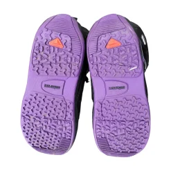 Used Salomon PEARL WMNS SNOW BOOTS 8.5 Womens Snowboard Boots Black And Purple Senior 8.5