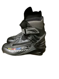 Used Salomon PILOT Mens SNS XC Ski Boots Grey M 08 / W 08.5-09