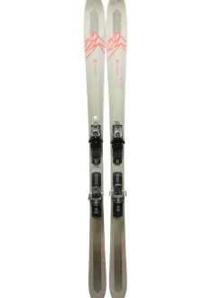 Used Salomon QST 85 Mens Skis Only Grey 185 cm
