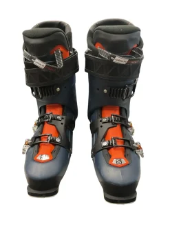 Used Salomon QST PRO.120 SZ 28.0 Mens DH Ski Boot Navy Blue 280 MP - M10 - W11