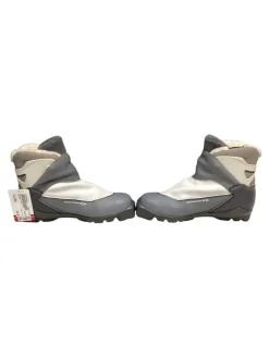 Used Salomon SIAM 7 Womens SNS XC Ski Boots Grey M 07-07.5 / W 08-08.5