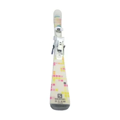 Used Salomon SUN Womens DH Ski/Binding White 143 cm