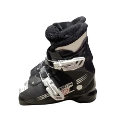 Used Salomon T2 Boys DH Ski Boot Black 195 MP - Y13
