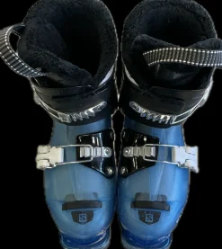 Used Salomon T2 Boys DH Ski Boot Royal Blue 235 MP - J05.5 - W06.5