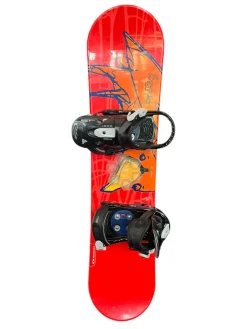 Used Salomon TEAM 105 Boys Board/Binding Red 105 cm