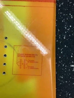 Used Salomon TRANSFER WIDE Mens Snowboard Only Yellow 156 cm