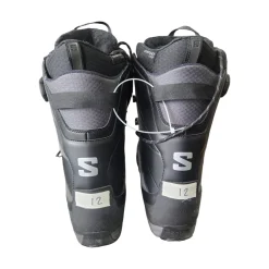 Used Salomon X APPROACH BOA SZ12 SB BOOTS Mens Snowboard Boots Black Senior 12