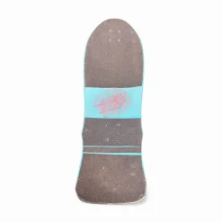 Used Santa Cruz CLAUS CRABKE Skateboard Deck Only Carolina Blue Regular
