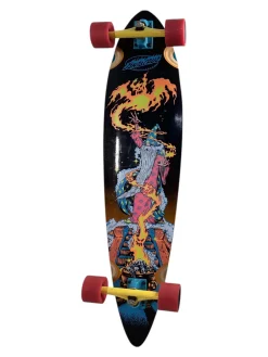 Used Santa Cruz SORCERER Longboard Black Long