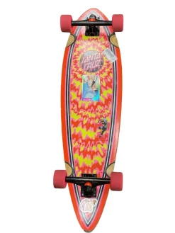Used Santa Cruz TOXIC DOT Longboard Pink Long