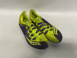 Used Saucony SHOWDOWN Track & Field Cleats Adult Purple Senior 8