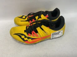 Used Saucony SPRINTER Track & Field Cleats Adult Yellow Senior 7