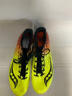 Used Saucony Track & Field Cleats Adult Yellow Senior 9