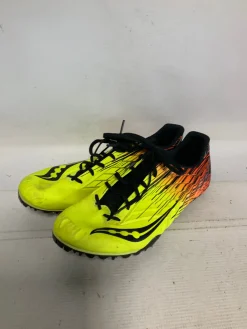 Used Saucony Track & Field Cleats Adult Yellow Senior 9
