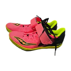 Used Saucony UPLIFT HJ2 Track & Field Cleats Adult Red Senior 9