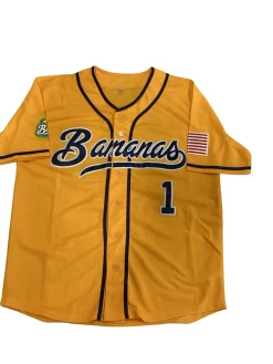 Used SAVANNAH BANANAS BB/SB Jersey Neon Orange SM