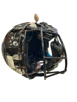 Used Schutt F7 PRO ADULT FB Helmet Black LG