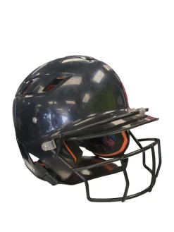 Used Schutt SSMC AAH Batting Helmet w/Mask Black XS