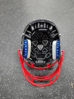 Used Schutt VENGEANCE A11 FB Helmet Black XXS
