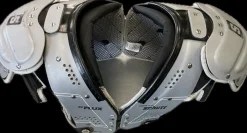 Used Schutt XV FLEX FB Shoulder Pads Grey MD