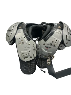 Used Schutt Y FLEX FB Shoulder Pads Grey XXS