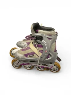 Used Schwinn ADJUSTABLE SKATES Junior Aggressive Skates Grey Adjustable