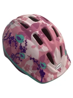 Used Schwinn FLOWER BIKE HELMET Bike Helmet Pink One Size