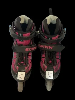 Used Schwinn SCHWINN Child Roller Quad Skates Pink Adjustable