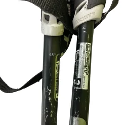 Used Scott RETRO Mens DH Ski Pole Black 120 cm / 48 in