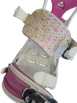Used Sims LINK BINDINGS Womens Binding Only White S/M