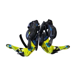 Used Sims LINK SNOWBOARD BINDINGS Mens Binding Only Yellow LG